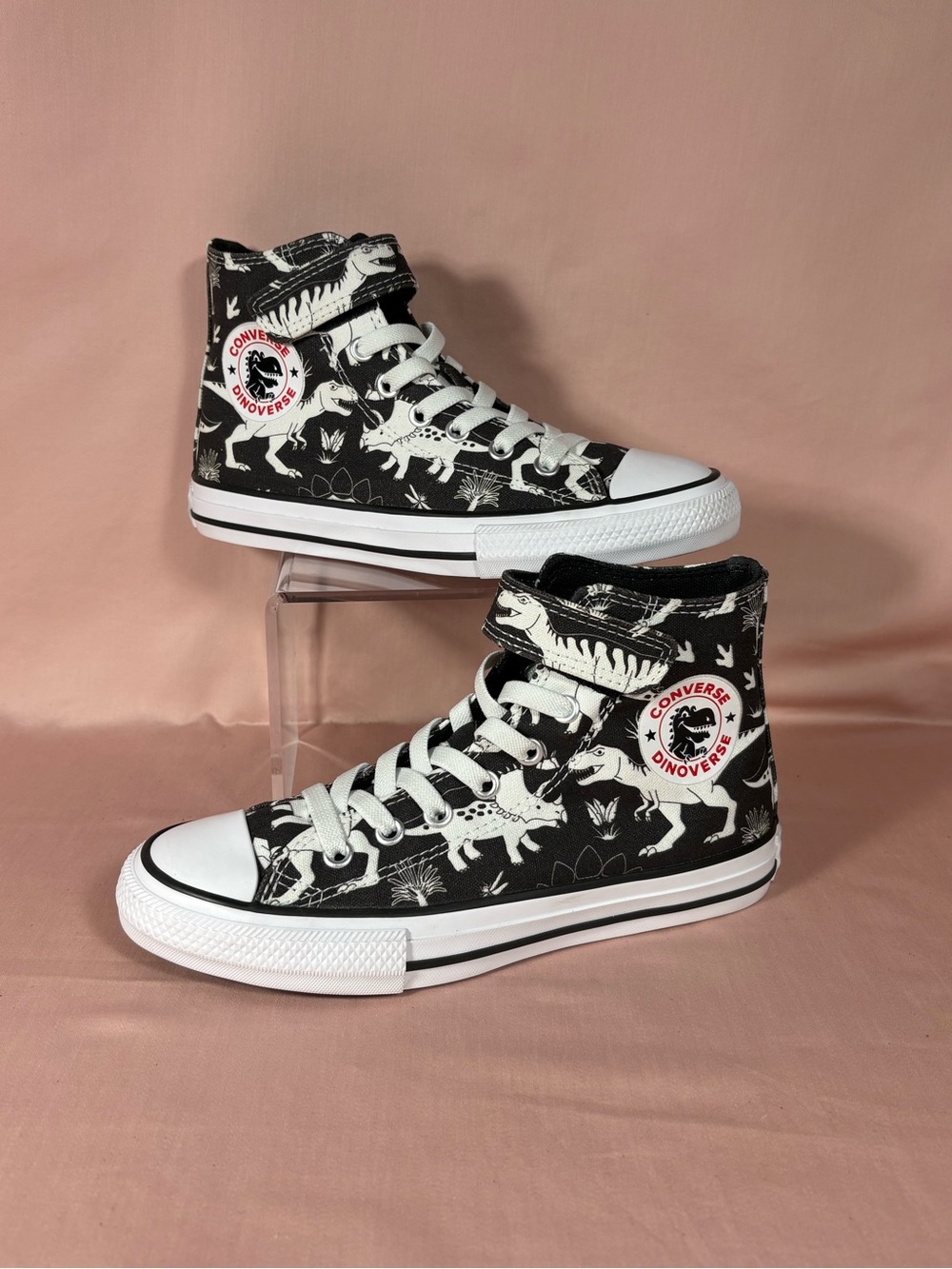 Converse NWOT CTAS Dinoverse Kids/Youth DINO PARTY High Tops Size Youth 2